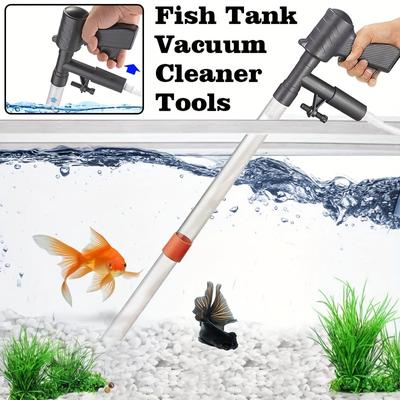 Aquarium Gravel Cleaner Pro — эффективный скребок для стекла, регулируемый регулятор расхода воды, кнопка подачи воздуха, сифон для аквариума для подмены воды