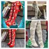 Thigh Winter Ladies Girls Warm Knit Socks Christmas Stockings Women's Socks Over The Knee Socks