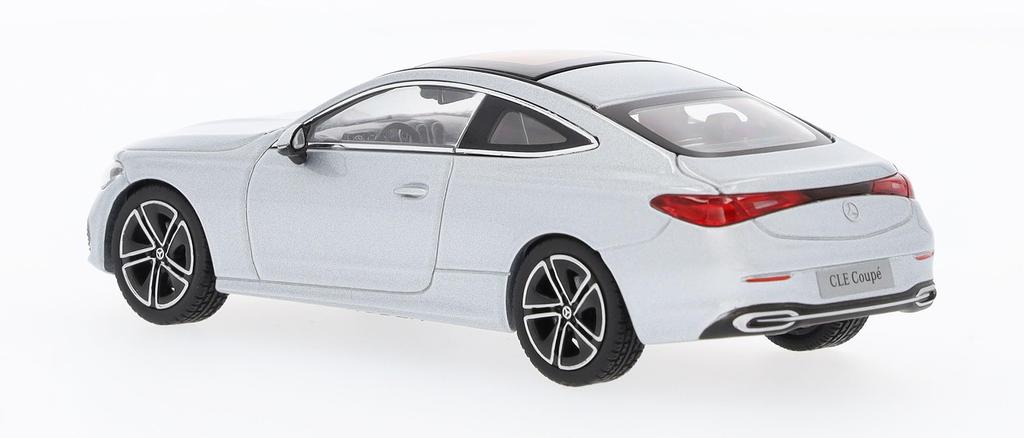 [Mercedes-Benz Collection] Genuine CLE Coupe Avantgarde (C236) High-Tech Silver 1/43 Scale Model