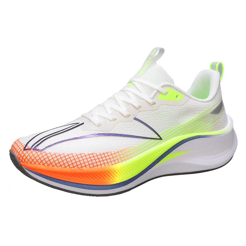 2024 повседневная модная мужская дышащая обувь для бега, новая сетчатая летающая тканая обувь, уличная обувь для бега, спортивная обувь, модная обувь