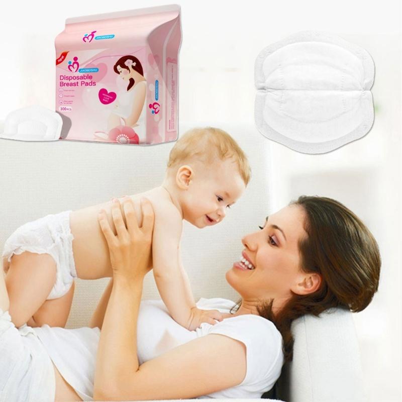100 шт. Мягкие и дышащие вкладыши для груди для кормления, одноразовые, непротекаемые, для лактации, для послеродового ухода за матерью
