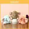 Charming Elephant Plush Toy Keychain Soft And Colorful Baby Shower Gift For Children