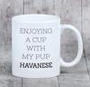 Hawańczyk, Havanese -Kubek Ze Zdjęciem I Napisem Geometryczny Pies Art-Dog