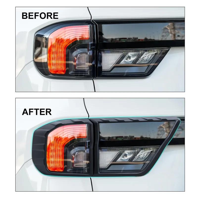 2 ШТ./КОМПЛ. Матовый черный чехол для задних фонарей Защита задних фонарей для Ford Everest 2024 4x4 Автоаксессуары