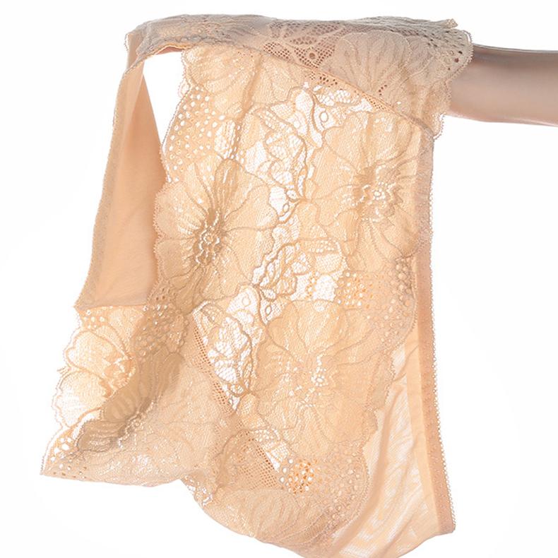 Сексуальные кружевные трусы с розами, женские дышащие хлопковые трусы с высокой талией, женские трусы больших размеров с вырезами