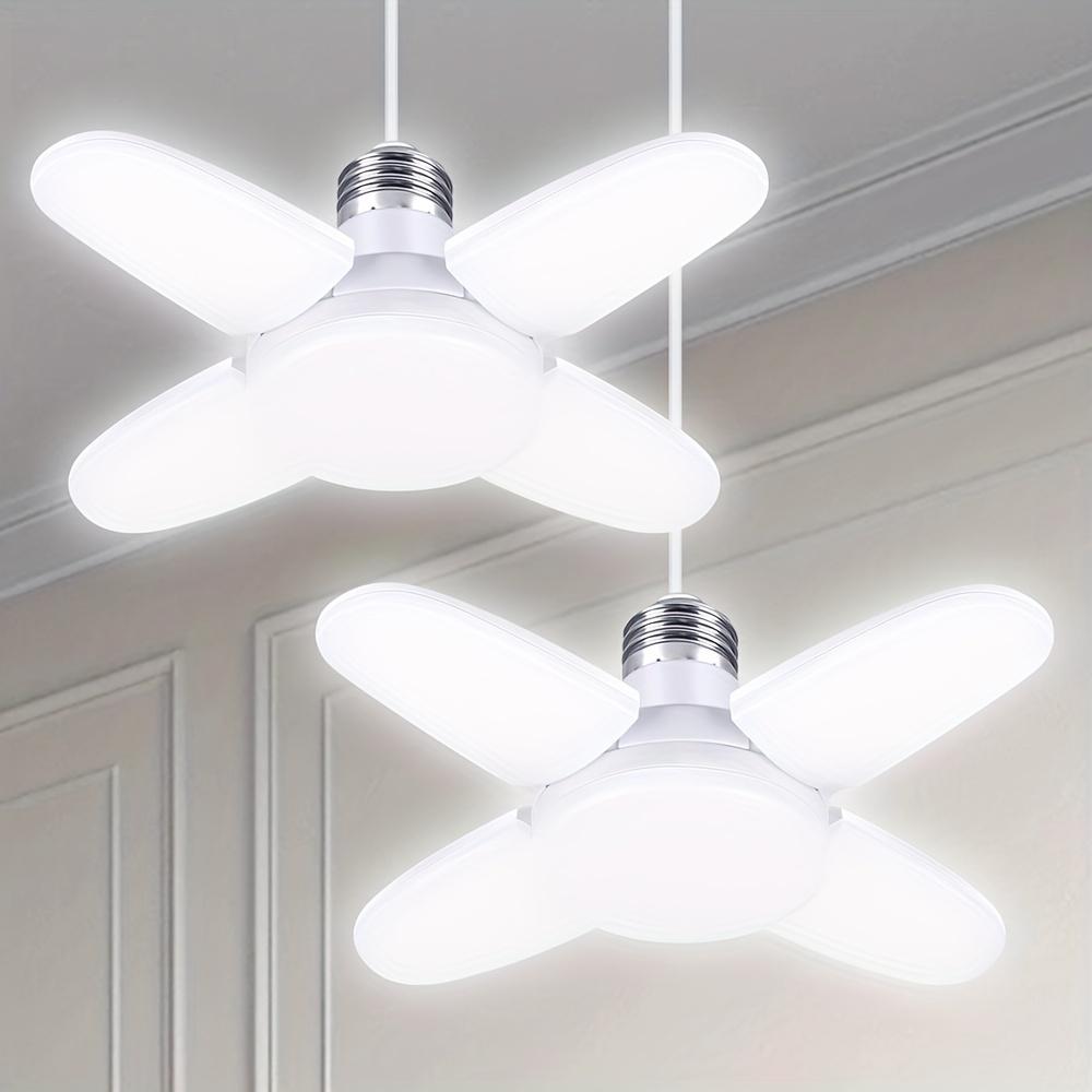1/2 шт. светодиодных лампочек Mini Fan Blade, 38 Вт, светодиодные лампы для гаражных светильников Hight Lumen, потолочные светодиодные лампы с регулируемыми панелями, светодиодные светильники для магазинов, для гаража, сарая