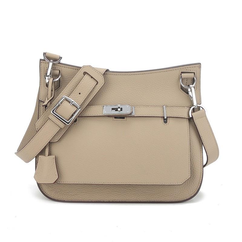 Genuine Leather Crossbody Bag Large Capacity Shoulder Women Office Style