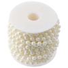 33 Feet Ivory Pearl Strands 8mm Pearl Bead Roll DIY Crafts Pearl Garland Wedding