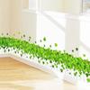 XH3021 Green Clover Grille Bedroom Living Room Background Decoration Removable Stickers