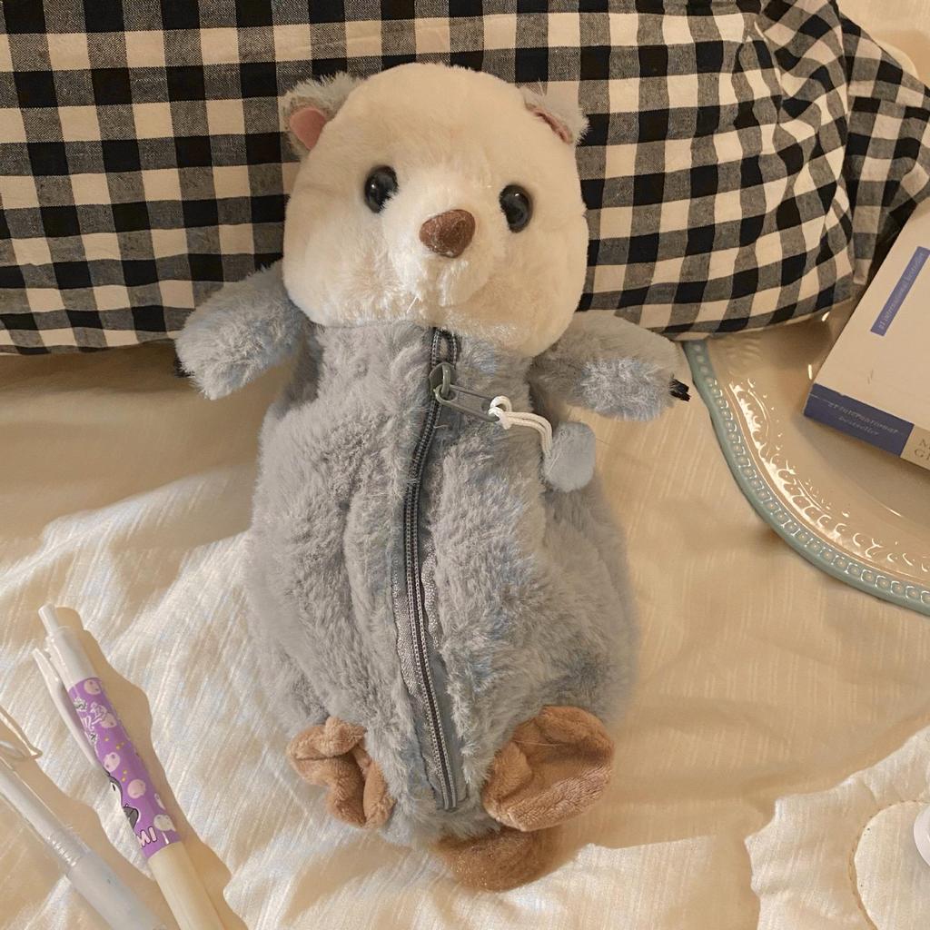 Креативная плюшевая кукла, сумка для канцелярских принадлежностей: Милый, Мягкий и Исцеляющий Пенал для Хранения.