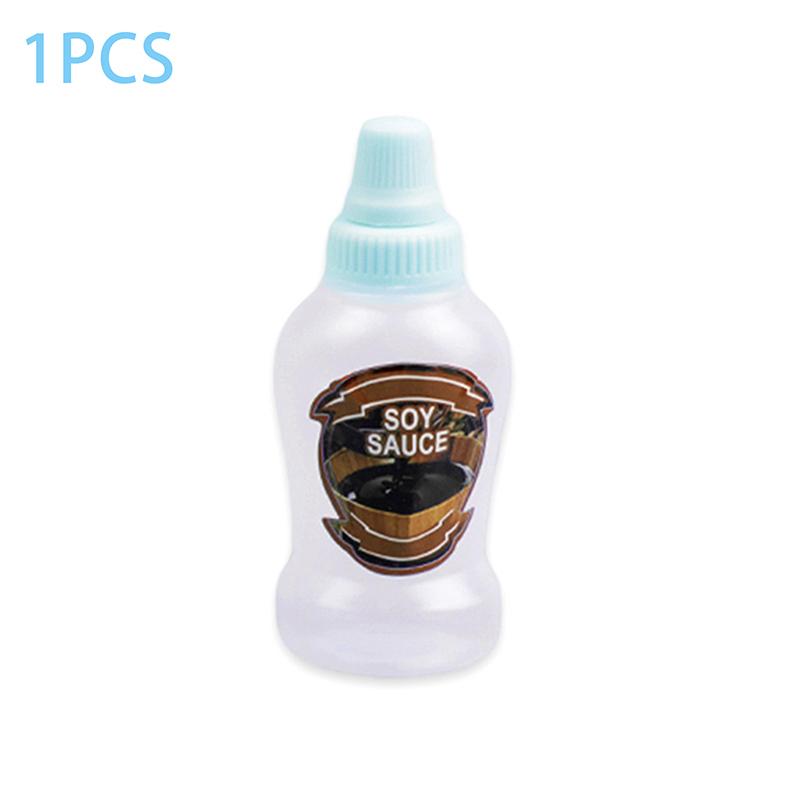 Mini 40ML Portable Small Sauce Container Tomato Gravy Boat Salad Dressing Oil Spray Bottle Ketchup Honey Mustard