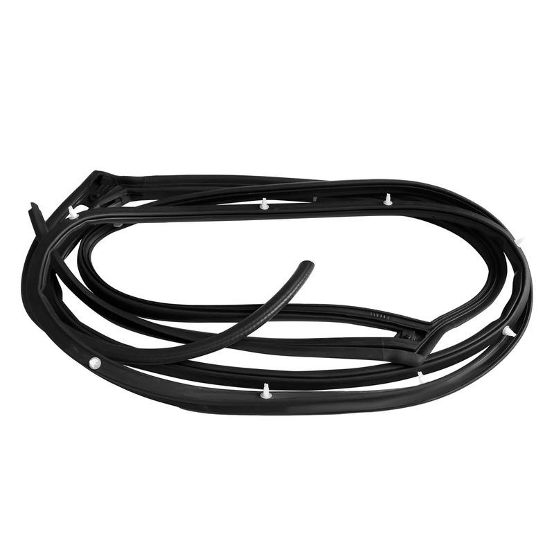 EPDM Flame-retardant Weatherstrip Seal for Honda Accord 10th Gen 2018-2023 Doorpost Rubber Strip 72350-TVA-A01 72310-TVA-A01