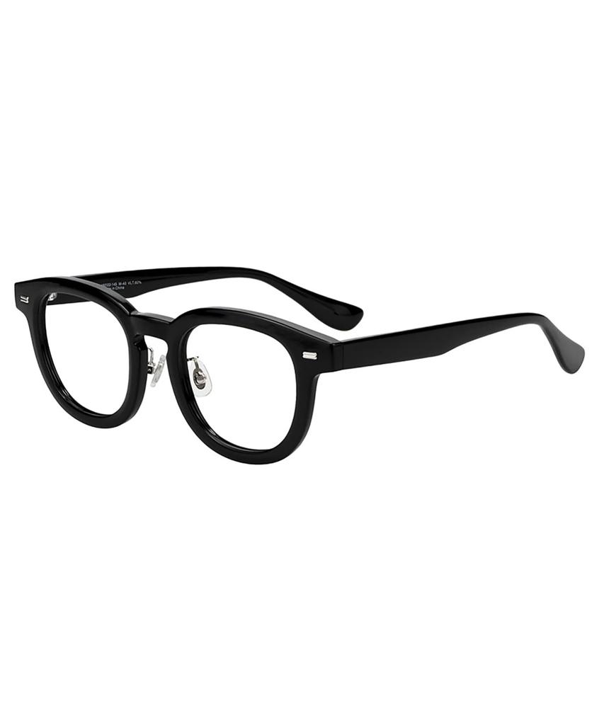 Солнцезащитные очки TREND SUNGLASSES Прозрачные линзы Стильные Защита от УФ Унисекс [Zoff] В стиле Бостон (Черный, ZL261G04_14E1) (Мужские, женские) [4822-145]