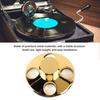 Gold Record Weight Stabilizer for Vinyl Metal Record Disc Gramophone Turntables, Replacement,