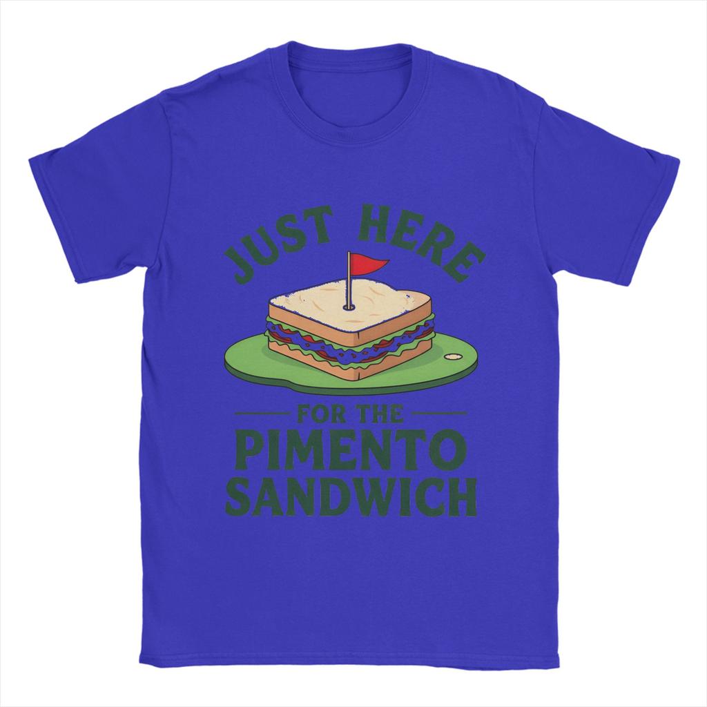 Just Here For The PiUnisexto Cheese Sandwich Golf Humor Season T Shirt Summer T Shirts 100 Cotton Breathable Oversized Top Tees