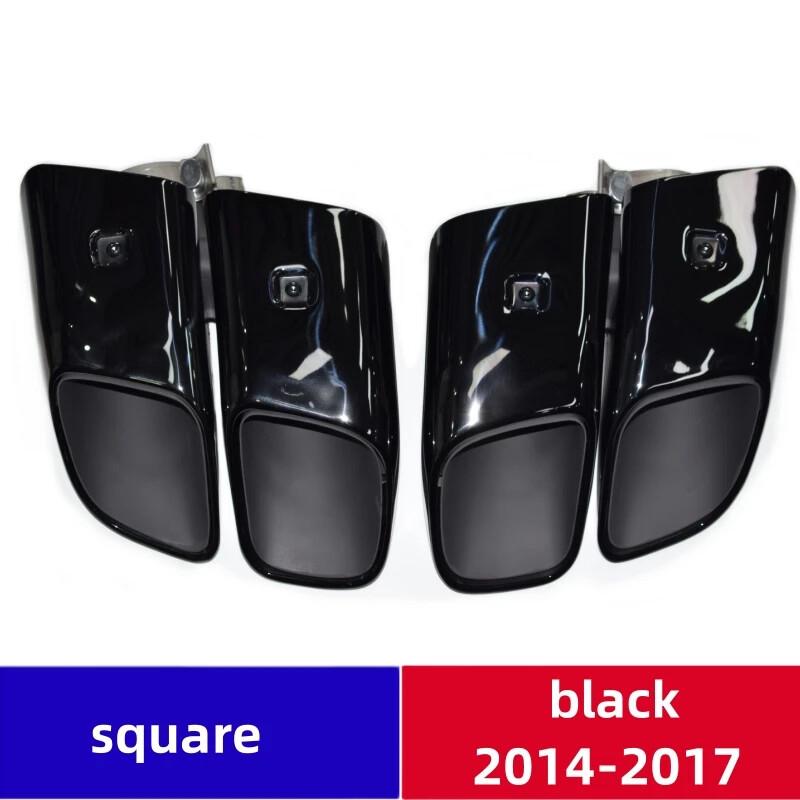 14-24 Porsche Macan Sporty Stainless Steel Exhaust Muffler Tailpipe, 4-Outlets, 3-Layer.