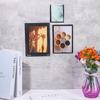 Black Fridge Living Decor Photo Magnetic Frame Picture Photoframe