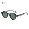 Clear Lens Round Sunglasses Double Color Y2K Glasses Trending Retro Sun Glasses  for Women & Men