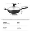 COOKER KING Чугунный вок без покрытия 34 см