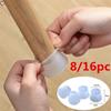 16pc Table Chair Leg Silicone Cap Pad Furniture Table Feet Cover Floor Protector