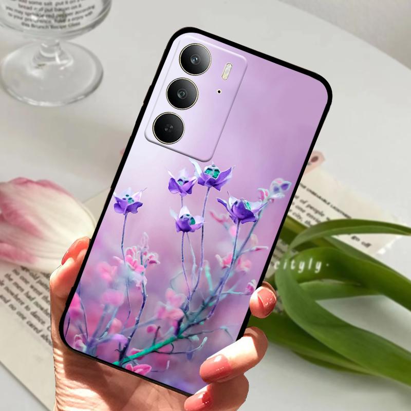 Чехол для Realme C75 4G Милый Ударопрочный Мягкий Силиконовый ТПУ Защитная Крышка для Линзы Телефона Для OPPO REALME C65 4G C67 5G Бампер Fundas