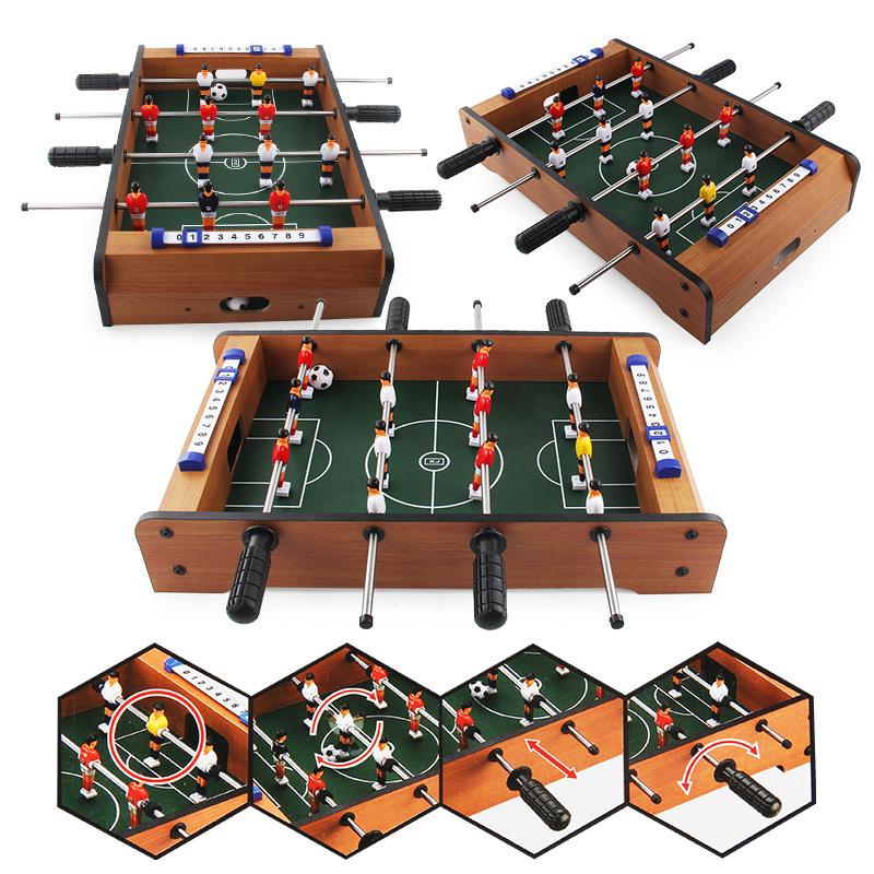 618B Футбольный стол 50 см Четырехполюсная футбольная машина Детские настольные игры Футбольный стол Футбольные игрушки
