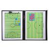 Foldable Football Soccer Magnetic Tactic Board Coaching Strategy Board with Marker Pieces and