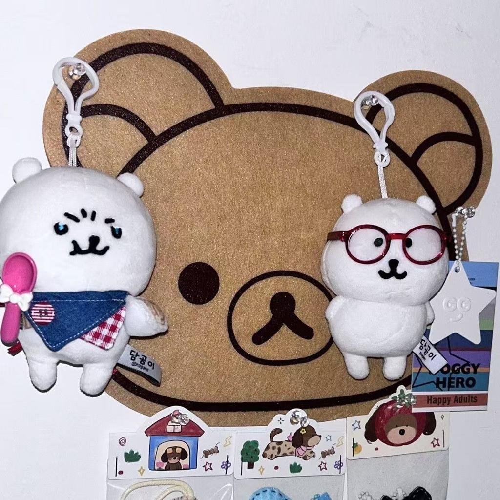 Мультяшная фетровая доска Домашний декор Настенный декор Панель Фетровые постеры на стене Наклейка на стену с медведем Рилаккума Украшение детской комнаты