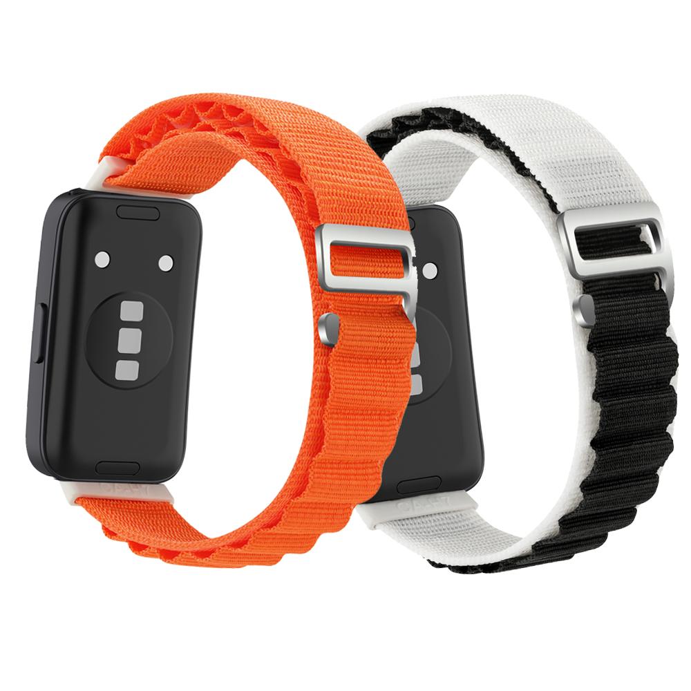 Альпийская петля для Huawei Band 9 8 Аксессуары для ремешка Регулируемый браслет Эластичный нейлоновый браслет Correa для Huawei Band9 band8 band