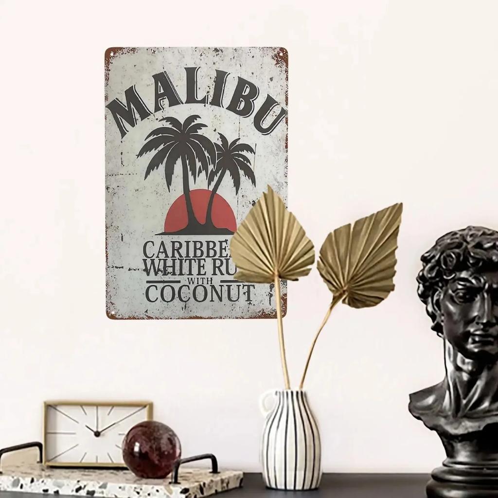 Cold Beer Rhum Vintage Metal Sign Tin Decor Plaque Decor Pub Cafe Brewery Wine Rum Wall Art Posters Metal Signs Decorative Plate