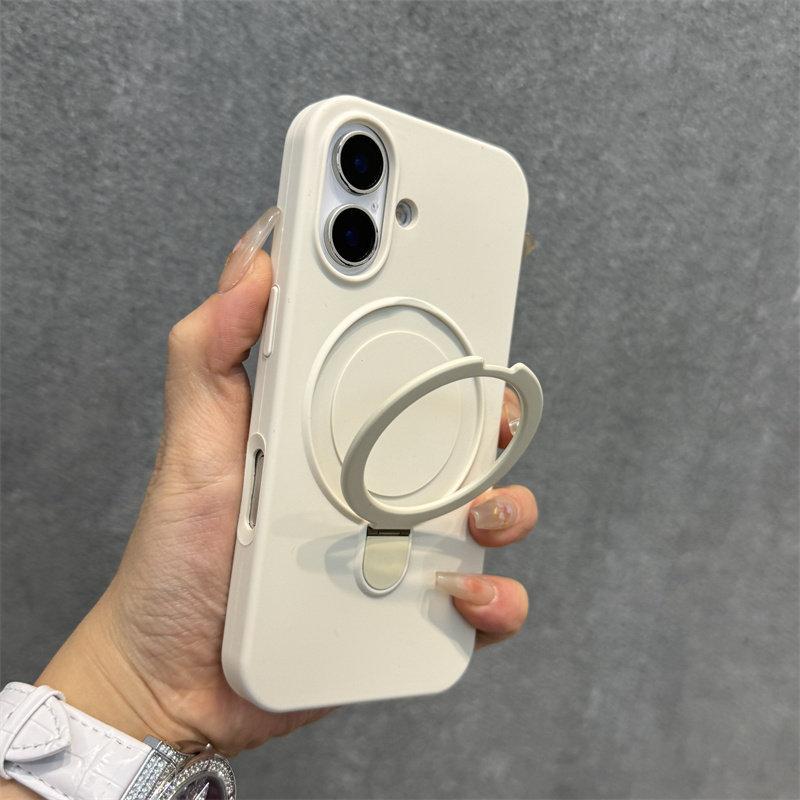 Чехол для мобильного телефона iPhone17PROMAX с покрытием из жидкого силикона, приятный на ощупь, с кнопкой, интегрированной с ИИ, подходит для магнитного держателя Apple 16