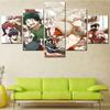 Wall Art Poster Framework 5 Piece My Hero Academia Paintings Japan Anime Picture For Living Room Home Decor Canvas On The Wall