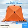 Ice Fishing Cotton Tent Outdoor Warm Camping Tent for Fishing with Windproof Insulation