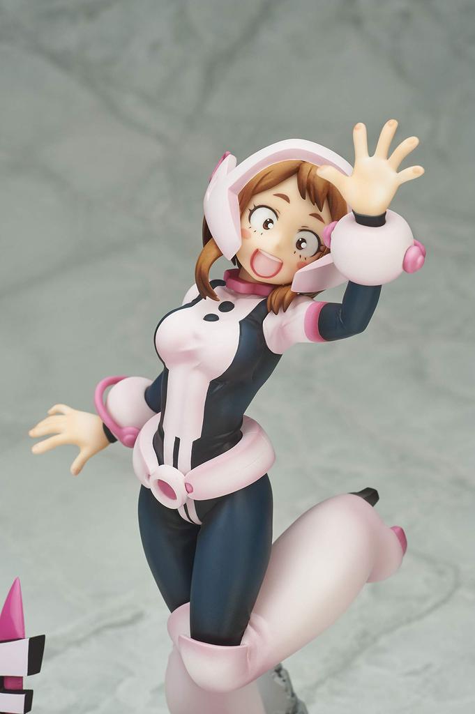 Bell Fine My Hero Academia Uraraka Ochako Hero Suit масштаб ПВХ окрашенный готовый продукт фигурка перепродажа Ver. 1/8
