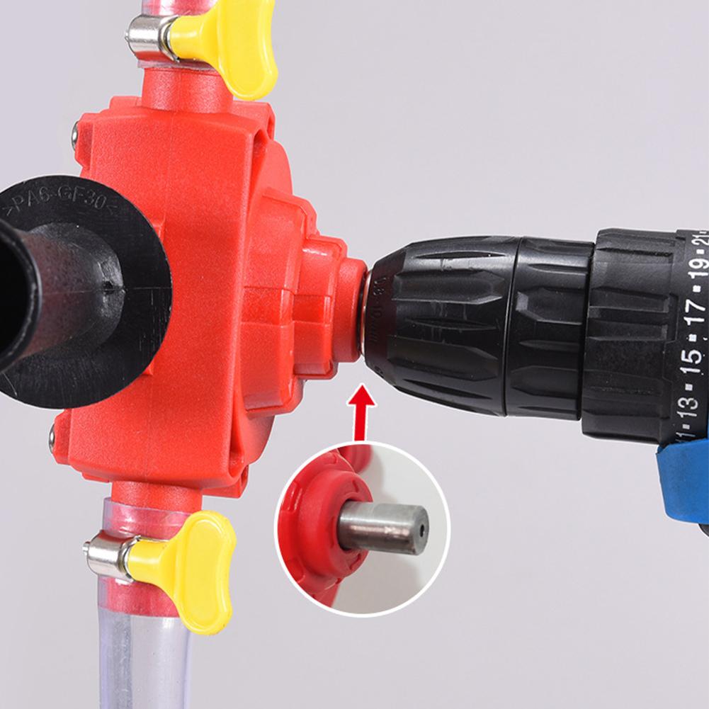 Electric Drill Drive Pump Self Priming Transfer Pumps Pump Fluid Portable Shank Oil Easy Portab I9I0