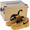 Nike Air Force 1 Нескользящие Износостойкие Нескользящие Износостойкие Обувь для Скейтбординга Средней Высоты Унисекс DJ9158-200(Team96-2.0S-BOX