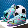 Low-top Football Shoes Tf Broken Nails Artificial Flat AG Nails Leather Feet Boys and Girls Children and Adolescents Students Training Shoes