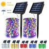 20M 200LED солнечные гирлянды уличные водонепроницаемые солнечные фонари с солнечной панелью для сада, двора, патио, лужайки, свадебного сада