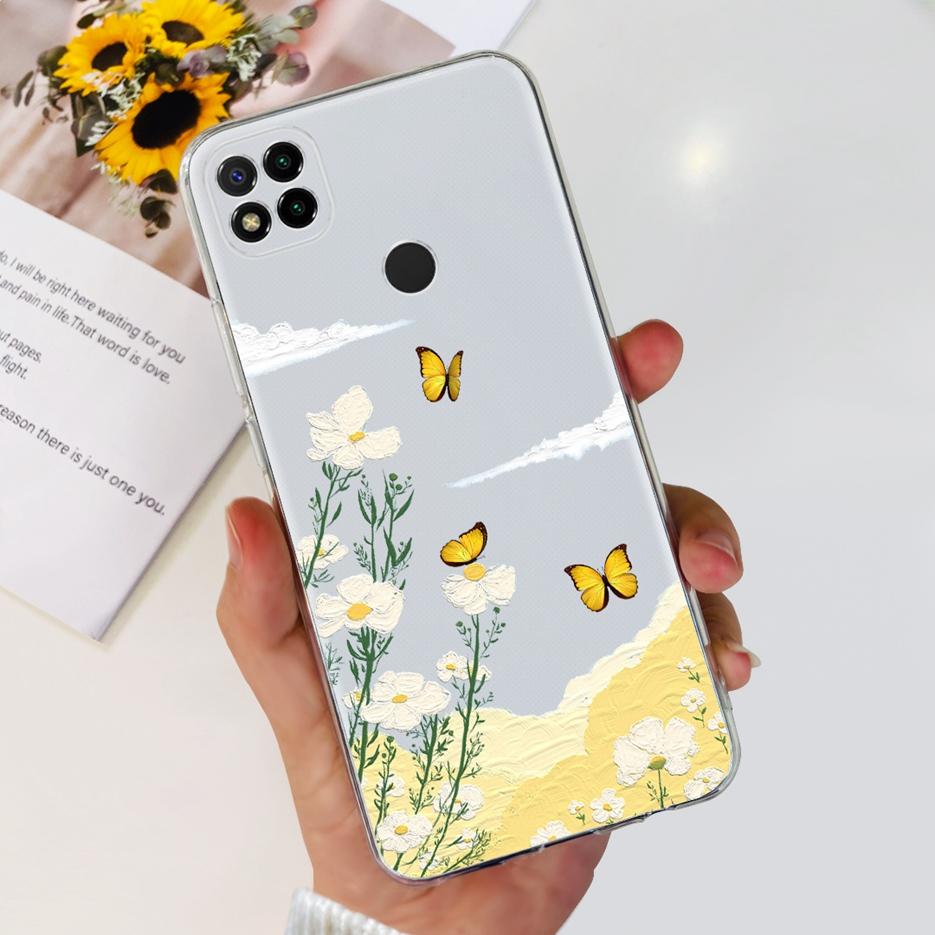 Чехол для Xiaomi Redmi 9C Милый Космонавт Мягкий Силиконовый Чехол для Телефона Для Xiaomi Redmi 9C NFC 9 C Redmi9C Задняя Крышка 6.53'' Funda Capa