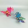 3D-печатная статуэтка динозавра, яркий цвет, реалистичный вид, широко используемый динозавр, мини