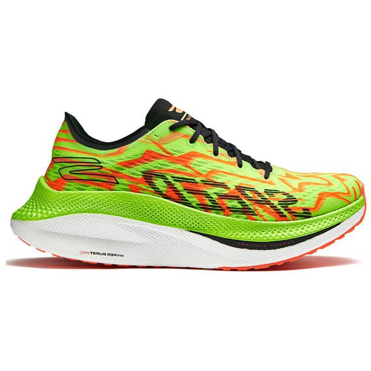 Skechers Мужские кроссовки Go Легкие Удобные Прочные Дышащие Низкие Беговые Кроссовки Мужская кроссовка Зеленый Оранжевый 246063-GROR