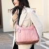 2023 Большая вместительная женская сумка, женская сумка через плечо из искусственной кожи, женская многофункциональная сумка через плечо, розовая сумка A Main Femme