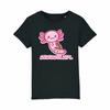 Axolotl Snaxolotl T-Shirt Kids Boys Girls Funny Food Gift Tee Cotton