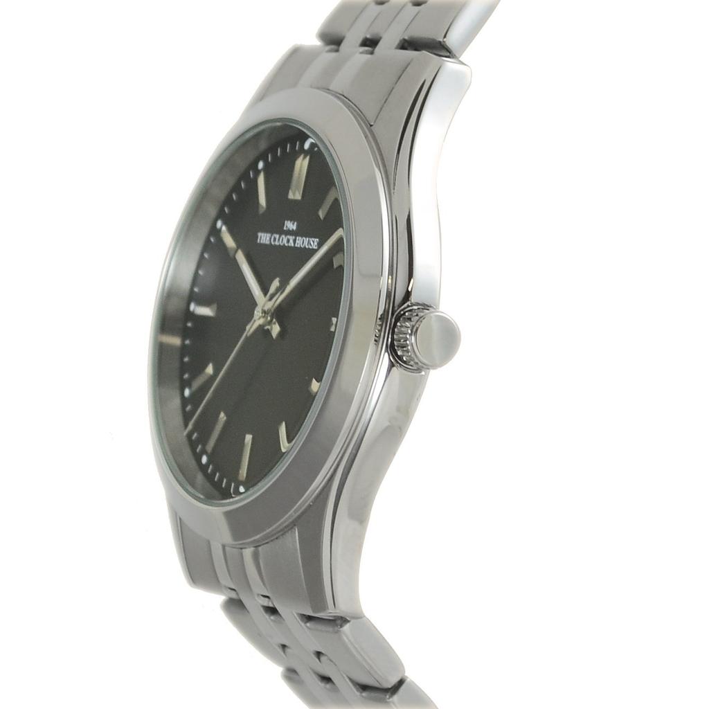 The Clock House MBF5002-BK1A Мужские стильные деловые и формальные аналоговые водонепроницаемые наручные часы, черные