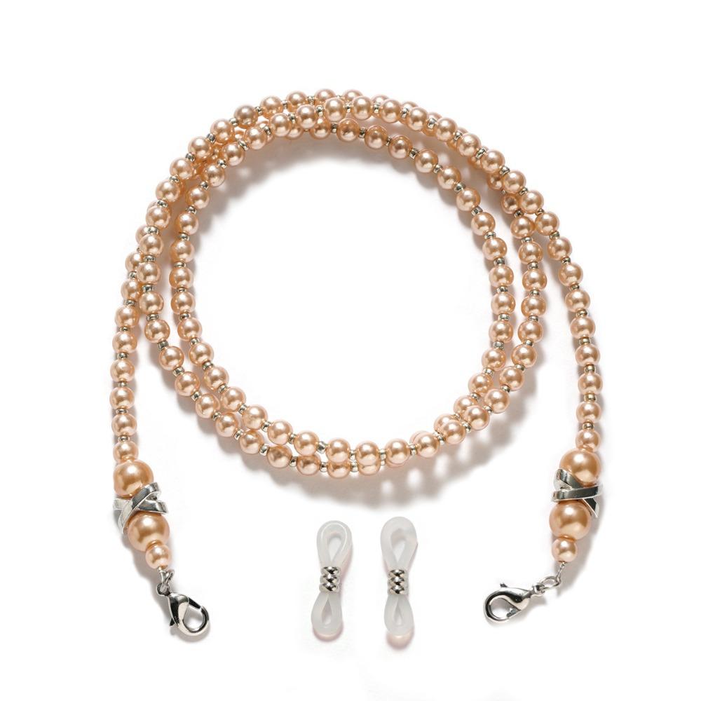 Цепочка для очков против отсоединения Имитация жемчуга Ремешок для очков Новая веревка для очков На открытом воздухе