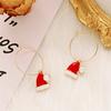 3 Pair of   Women's  Earrings  Alloy  Colorful Flower  Christmas  Earrings
