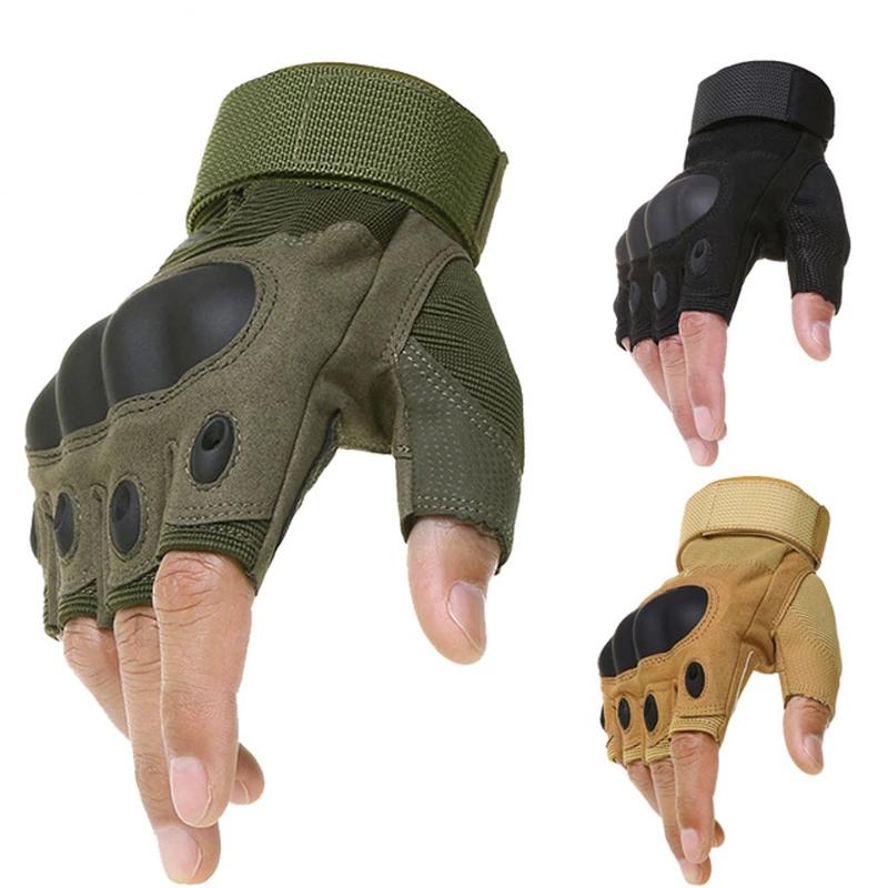 Half Finger Men's Gloves Outdoor Military Tactical Gloves Sports Shooting Hunting Airsoft Motorcycle Cycling Gloves