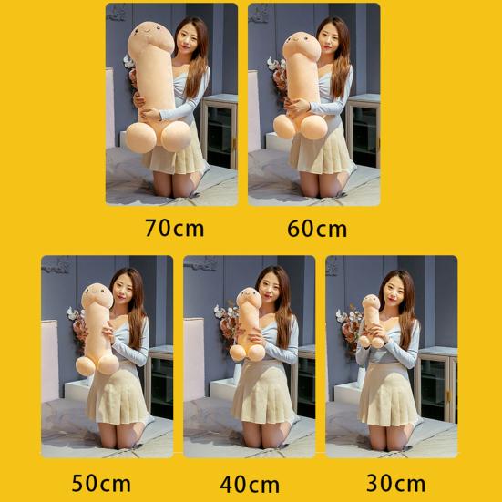 Декоративная подушка Забавная креативная ПП-хлопковая подушка в форме пениса, плюшевая кукла, обнимающая подушка, домашний декор для дома