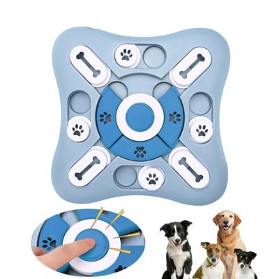 Игрушки-головоломки для собак Pet Seek Food Slow Feed Dispenser Нескользящая миска для еды Squeak Increase Puppy IQ Интерактивная обучающая игра Toys