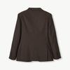 STCO Формальный пиджак из экстратонкой шерсти Комфорт Коричневый (Slim Fit)_Ssjud12Ssh